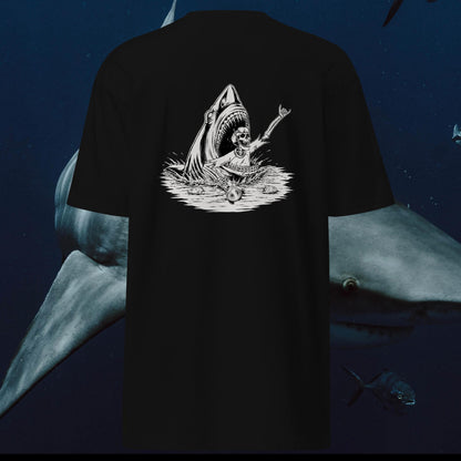 Respect the Locals USA Shark Diver Tee Black Unisex