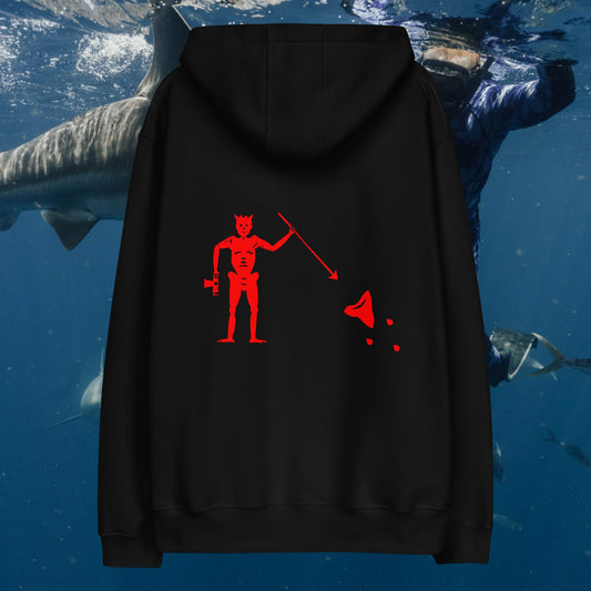 Respect the Locals USA - Jolly Roger Hoodie Black Unisex