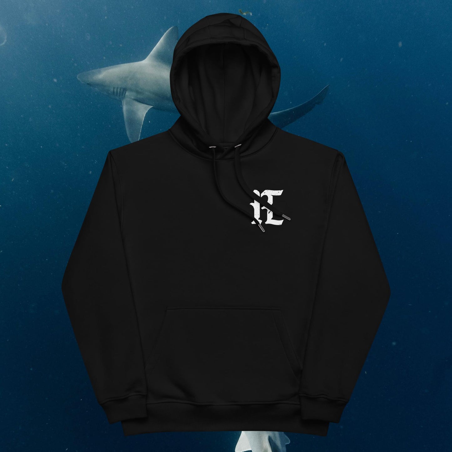 Respect the Locals USA - Jolly Roger Sharktographer Hoodie - Black - Unisex